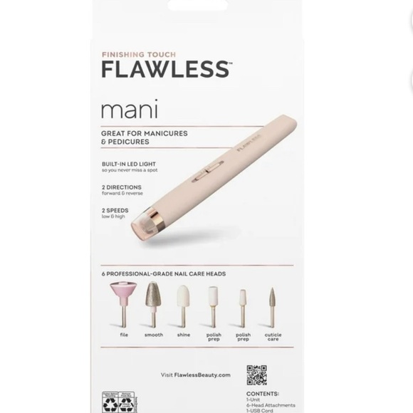 Rechargeable manicure device with 6 attachments. - Picture 2 of 3